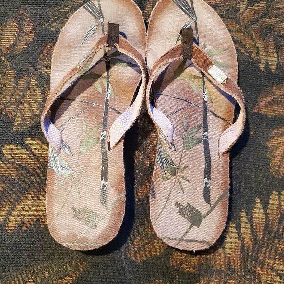The North Face Canvas Flip Flops Size 11 - Picture 2 of 6